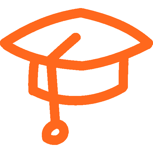 graduate-hand-drawn-hat-outline