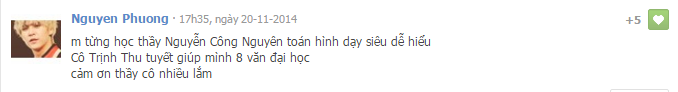 Cô Trịnh Thu Tuyết