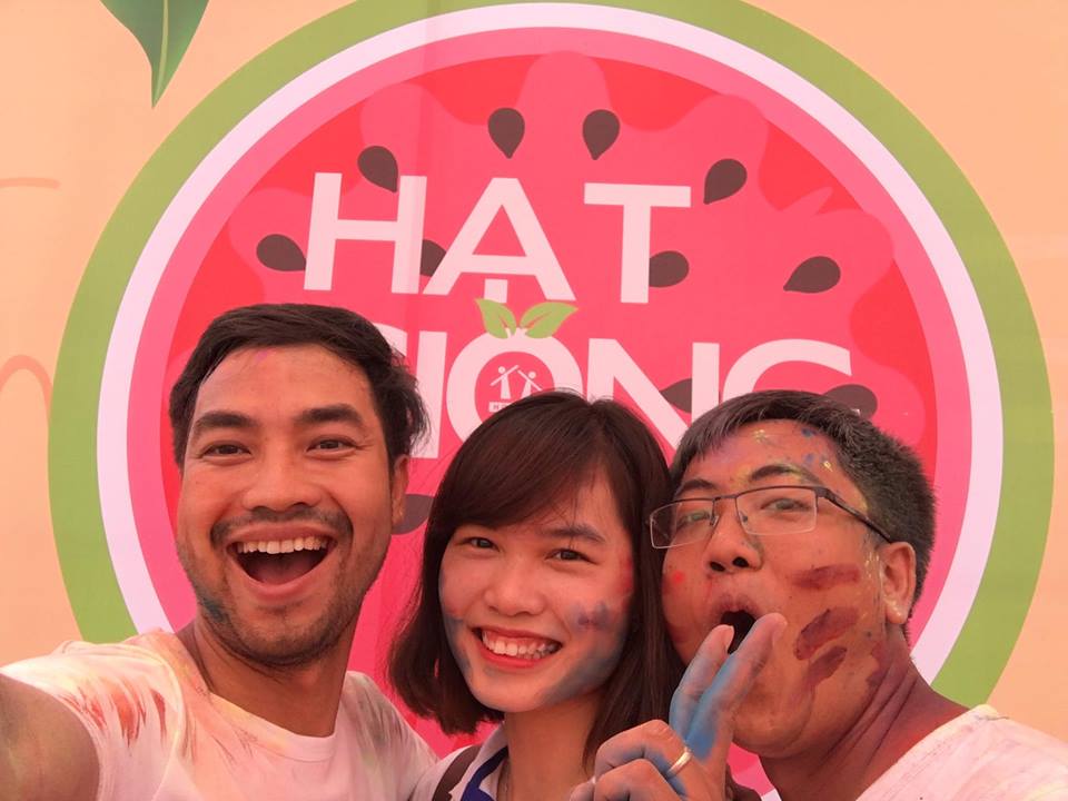 Thầy Nguyễn Thành Công, cô Hương Fiona và thầy Đinh Đức Hiền