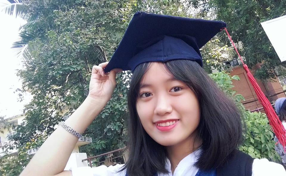 Bạn Lê Ngọc Hà - sinh viên ĐH Kinh tế - ĐH Quốc gia Hà Nội