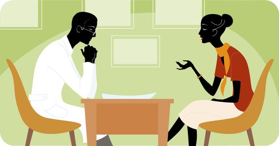 Woman Talking to Her Therapist