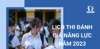 Lịch thi Đánh giá năng lực năm 2023 chính xác