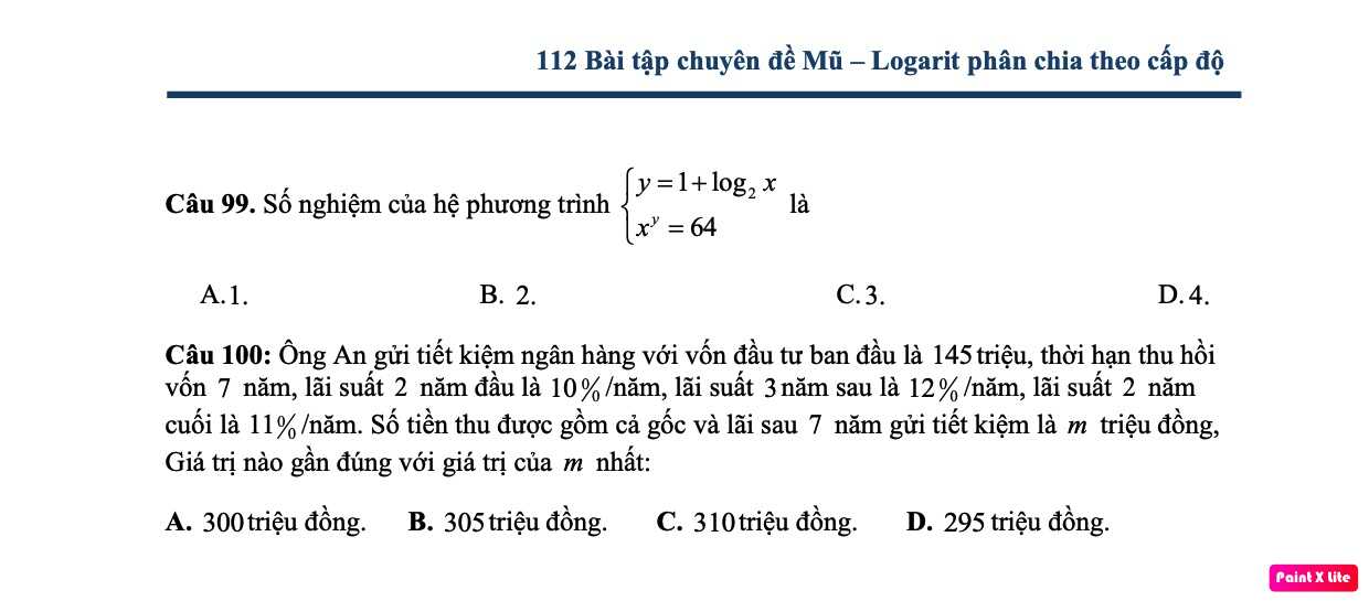 Giải Bi888 đá gà về logarit