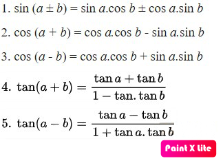Công thức cộng lượng giác 10