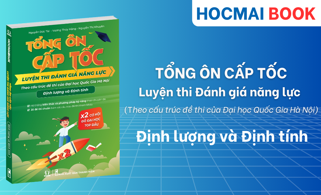 Tổng ôn cấp tốc Bj88daga tải ứng dụng Đánh giá năng lực theo cấu trúc đề thi của Đại học Quốc Gia Hà Nội - Định lượng và Định tính