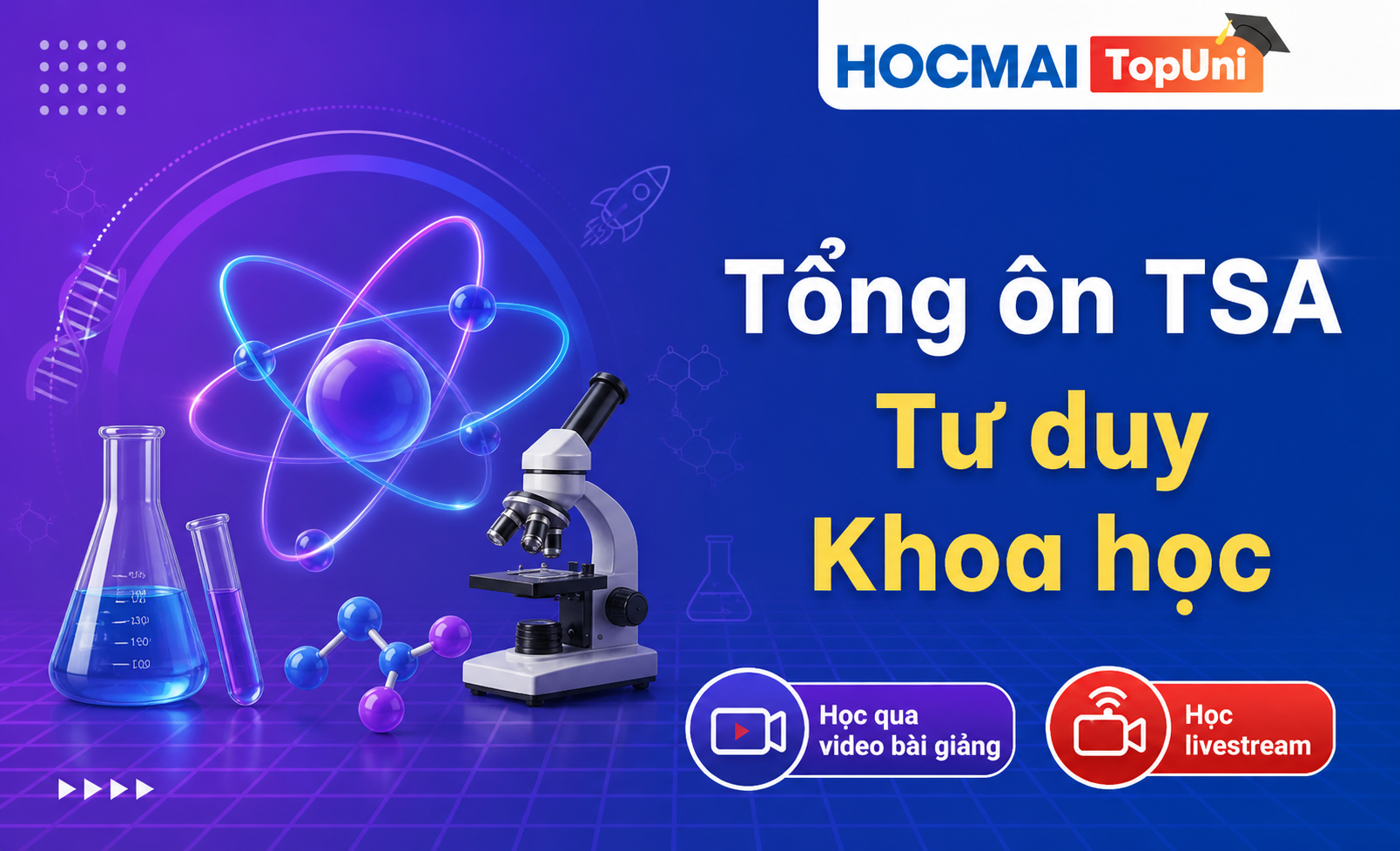 Tổng ôn TSA - Phần Tư duy Khoa học - V
